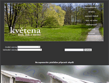 Tablet Screenshot of kvetena.com